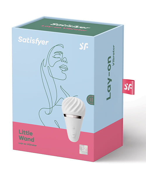 Satisfyer Little Wand - Blanco/Oro