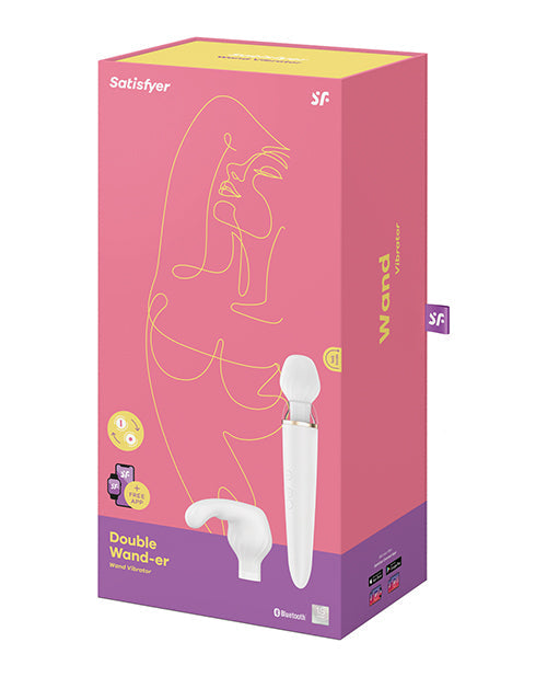Satisfyer Double Wand-er - Blanco