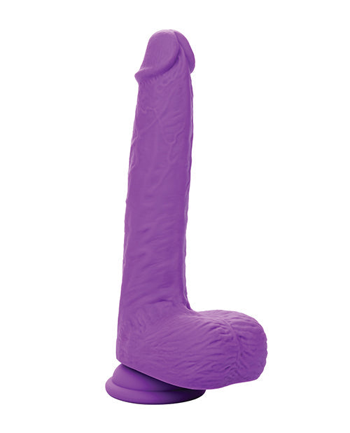 Vibromasseur rechargeable vibrant et propulsif en silicone - Violet