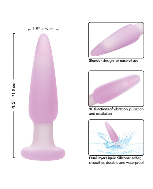 Sonda Anal Delgada Lavender Haze - Lavanda/Blanco