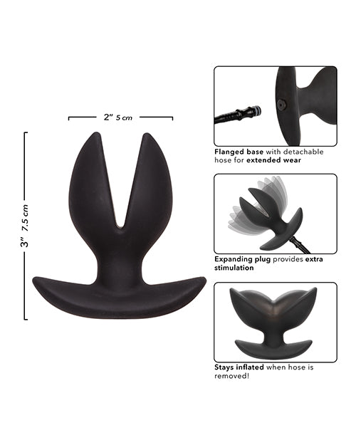 Tapón anal inflable de silicona expandible