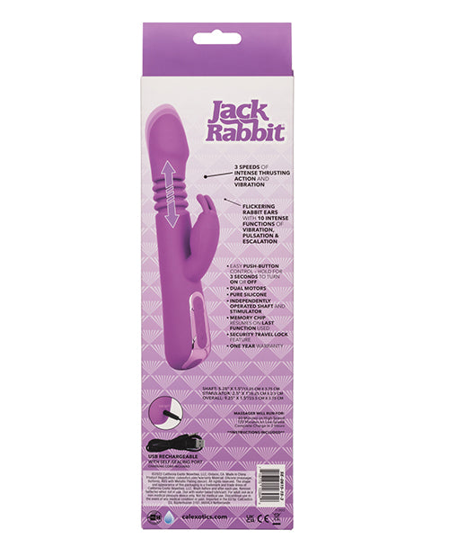 Vibrador Jack Rabbit | Vibrador de empuje de élite | Vibrador de punto G 10X | Vibrador de clítoris | El mejor vibrador para mujeres