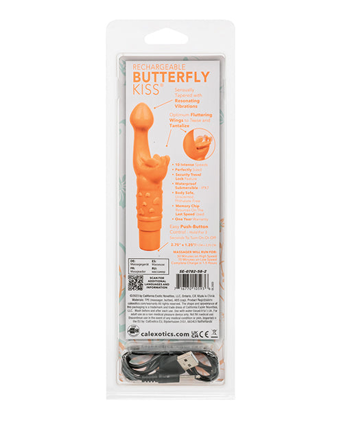 Baiser papillon - Orange