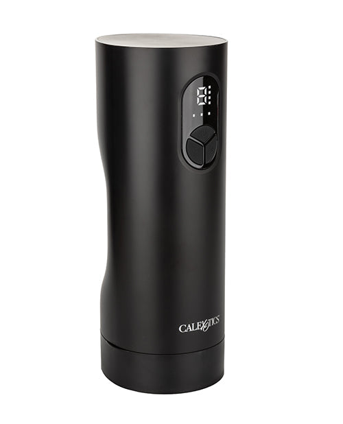 Vibro-masturbateur bionique avec oscillation et aspiration - Noir