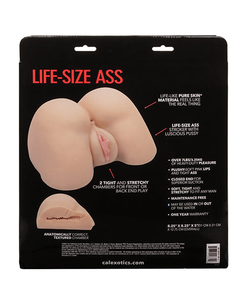 Stroke It Life Size Ass - Ivoire