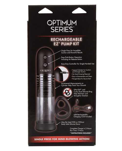Kit de pompe rechargeable EZ Optimum Series - Transparent