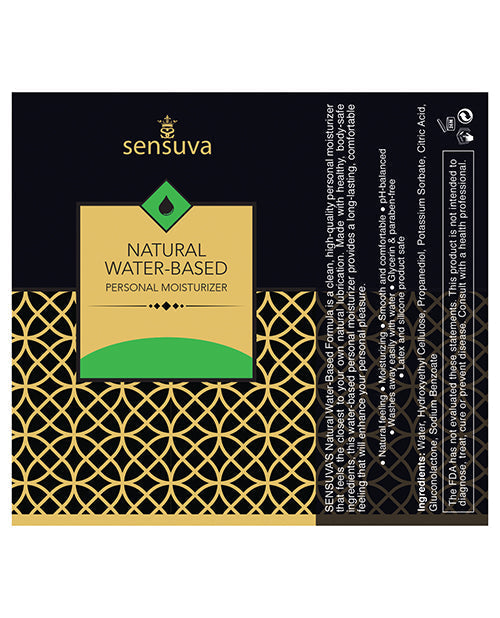 Lubrifiant personnel hydratant Sensuva naturel à base d'eau - 125 ml Pomme d'amour