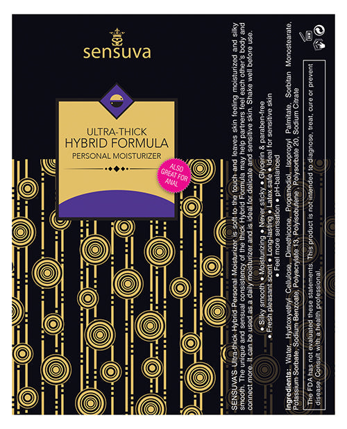 Sensuva Ultra Thick Personal Moisturizer - 1,7 oz sans parfum