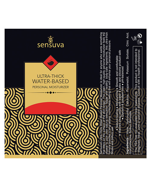 Sensuva Ultra Thick hydratant personnel à base d'eau – Fraise 54,7 g