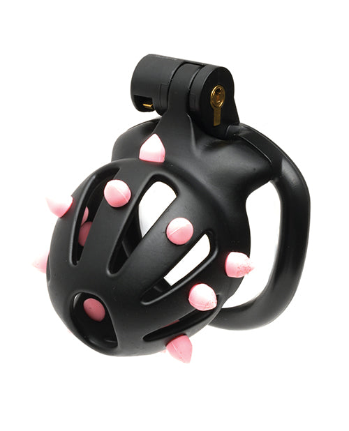 Cage de chasteté Sport Fucker Cellmate FlexiSpike - Taille 0 Noir/Rose