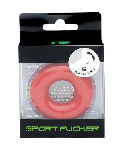 Anneau Pénien Sportif Large et Épais - Rouge