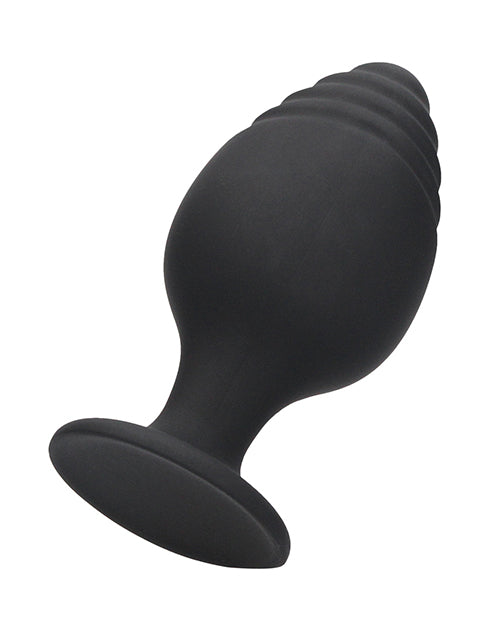 Ensemble de plugs anaux striés Shots Ouch - Noir