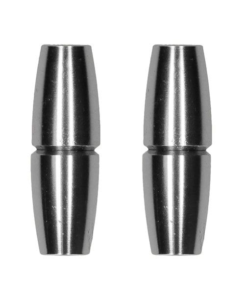 Tirettes Aïe Cylindre Sensuel Serre-tétons Magnétiques - Argenté