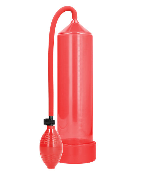 Bomba de pene clásica Shots Pump - Roja