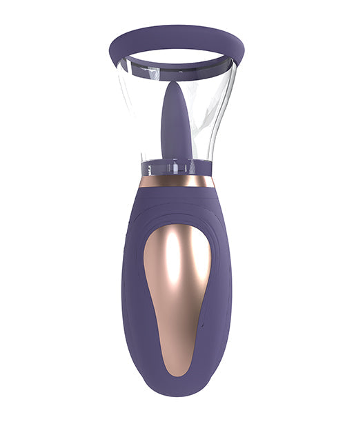 Bomba Recargable para Pechos y Vulva de Shots Pumped - Morado