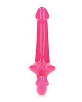 Shots RealRock 6" Strapless Strap-On que brilla en la oscuridad - Rosa neón