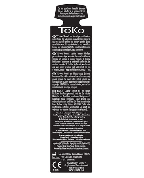 Lubricante con sabor Shunga Toko Aroma - 5.5 oz Melón Mango