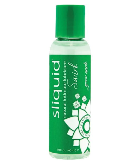 Lubricante Sliquid Naturals Swirl - Manzana Verde 2 oz