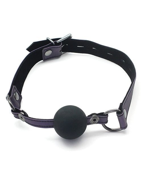 Bâillon boule en silicone Spartacus Galaxy Legend - Violet