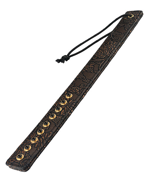Pagaie Spartacus avec pierres précieuses – Imprimé floral marron