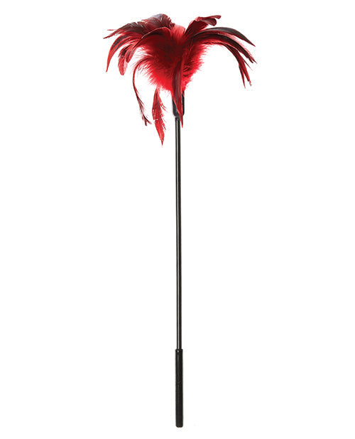 Sportsheets Body Tickler Estrella de plumas - Rojo