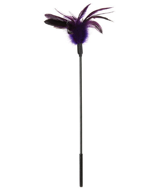 Sportsheets Body Tickler Estrella de plumas - Violeta