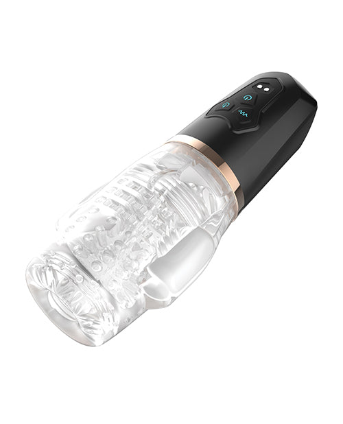 Chupador y vibrador de mamadas - Negro