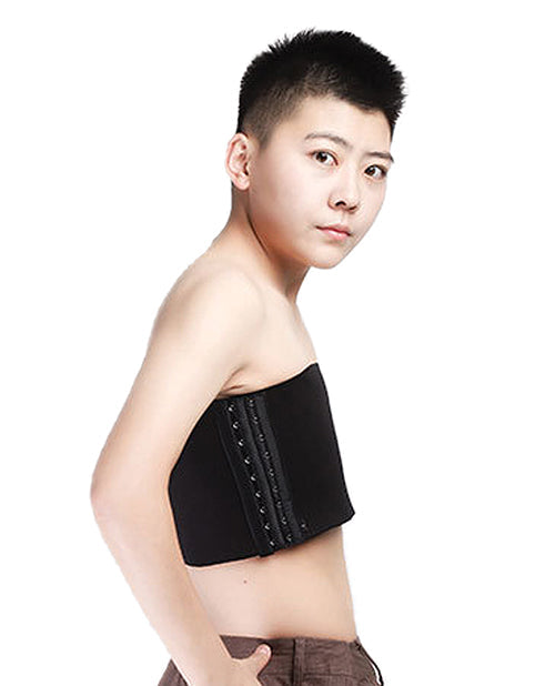 Carpeta compresora de pecho sin tirantes Gender Fluid - XXXL Negra