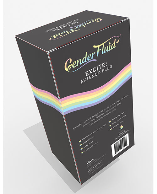 Excitateur unisexe ! Rallonge Plug - Argent