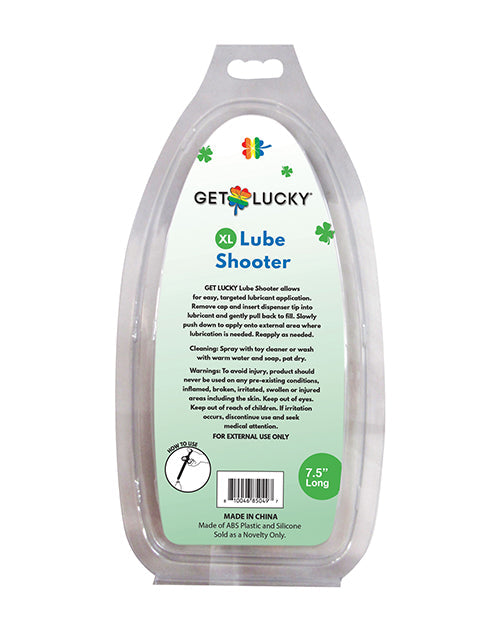 Obtenez le pousse-lubrifiant Get Lucky - Noir XL