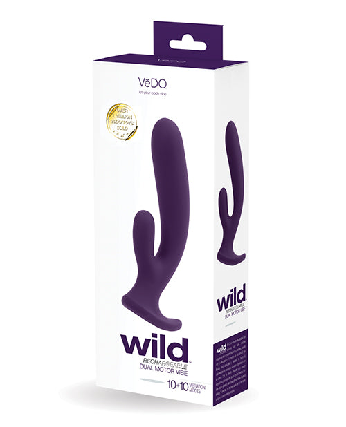 VeDO Wild Double Vibe Rechargeable - Violet