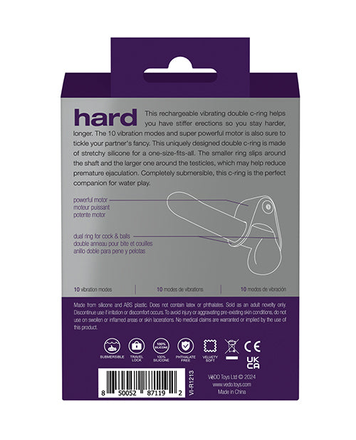 VeDo Anillo Recargable Duro - Morado