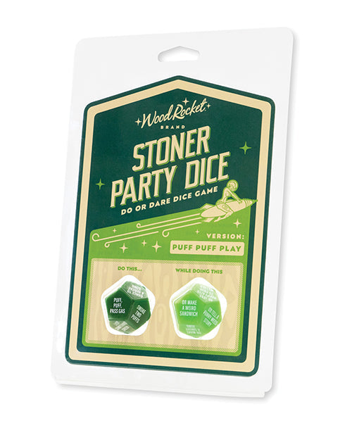 Jeu de Dés pour Fête Stoner Wood Rocket - Vert