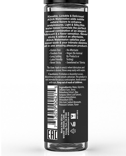 Lubricante a base de agua Wicked Sensual Care Aqua - 28 g Sandía