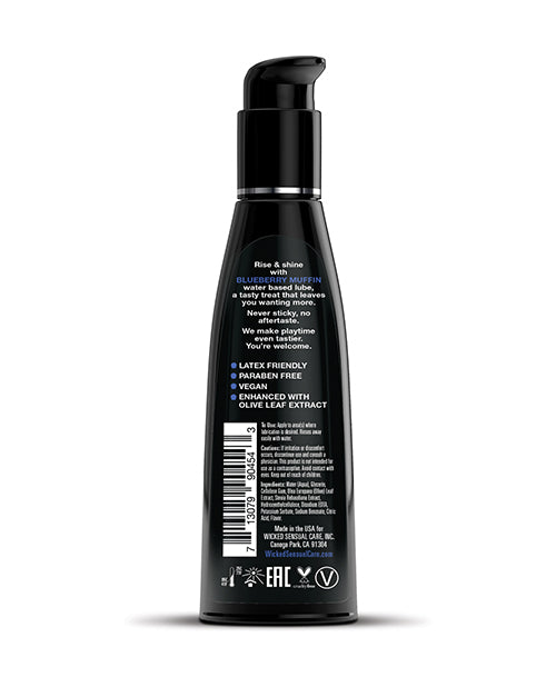 Wicked Sensual Care Lubricante a base de agua - 4 oz Sabor panecillo de arándanos