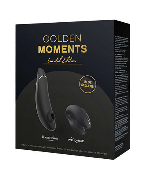 We-Vibe Chorus / Womanizer Premium 2 Collection Golden Moments 2023 - Noir/Or