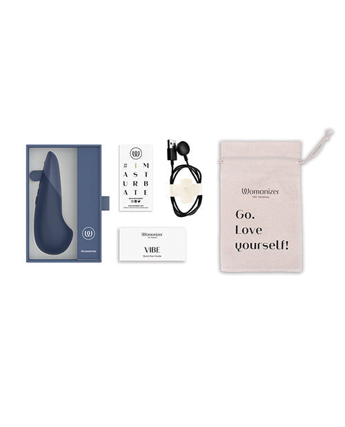 Estimulador Silencioso Womanizer Vibe - Azul Oscuro