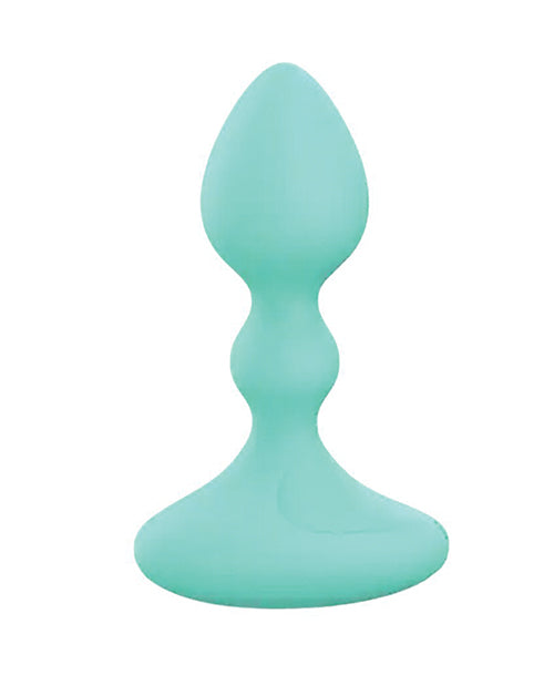 Vibromasseur rechargeable Pink Elephant Lil Rumble avec télécommande – Aqua