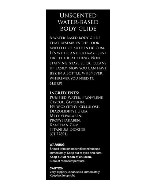 Lubrifiant Corporel à Base d'Eau Inodore Master Series Jizz - 34oz