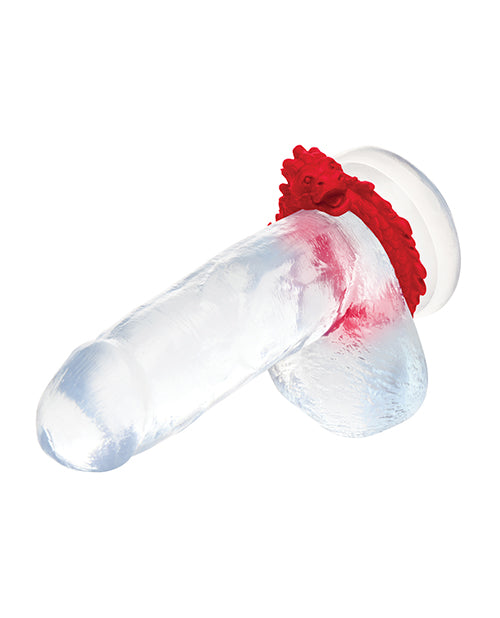 Bague de pénis en silicone Creature Cocks Rise of the Dragon - Rouge