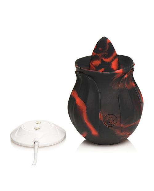 Bloomgasm The Rose Fondle Stimulateur clitoridien massant 10X - Noir