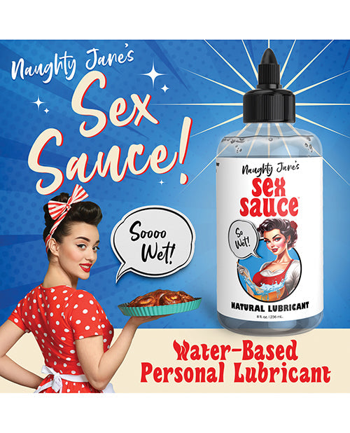 Lubricante Natural Sex Sauce de Naughty Jane - 8 oz