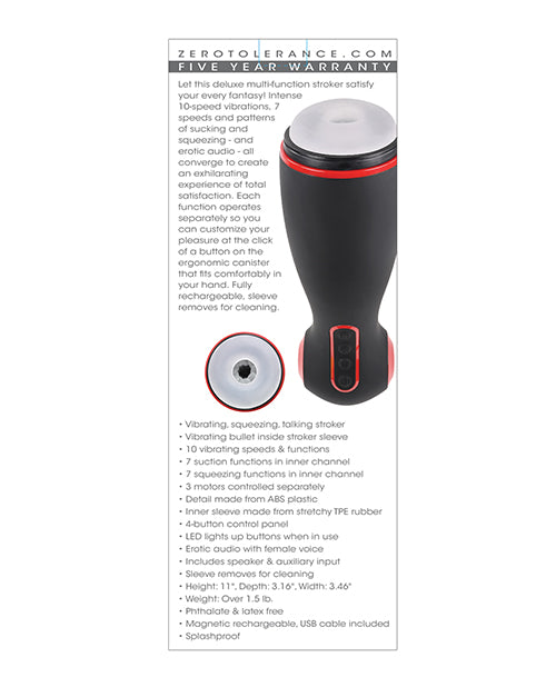 Zero Tolerance Tight Squeeze - Noir/Rouge