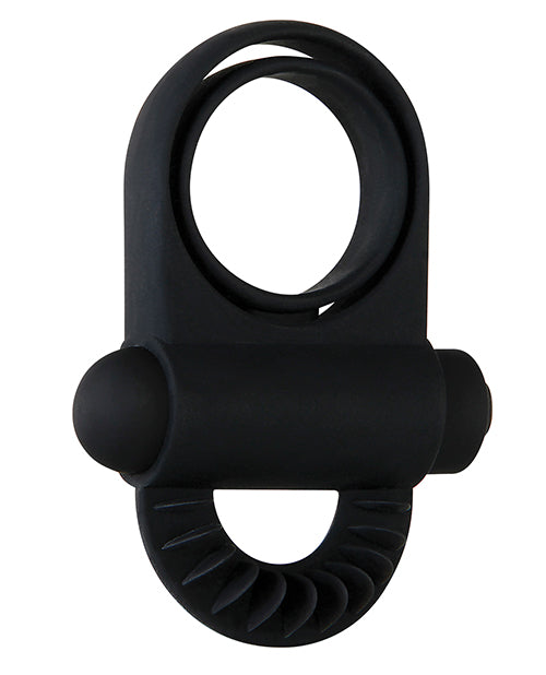 Bague de pénis Zero Tolerance Bell Ringer - Noir