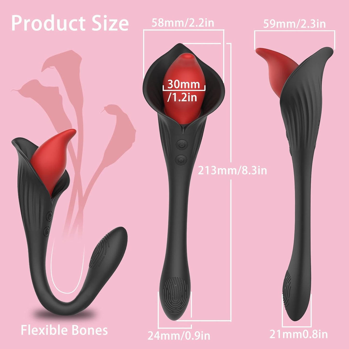 Vibrador de estimulación clitoriana Rose FloralDelight