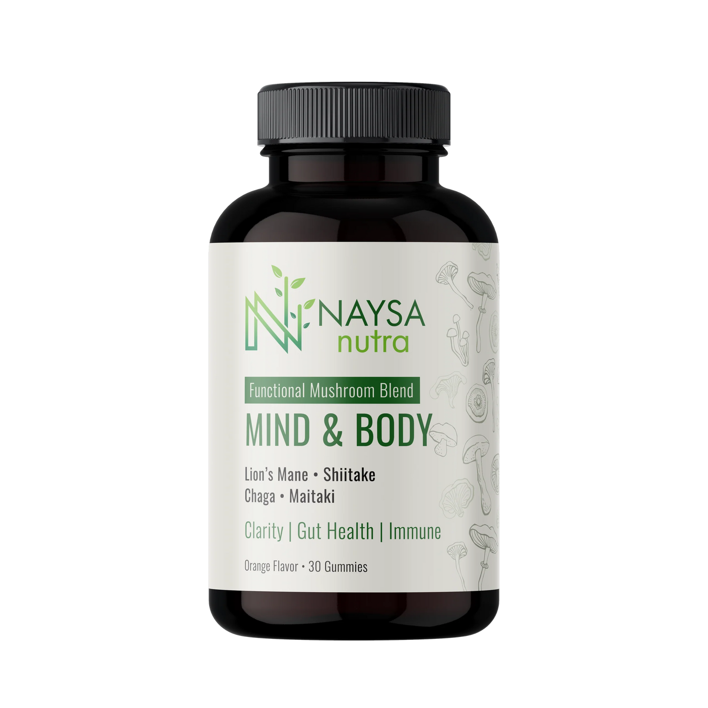 Gominolas de extracto de hongos para mente y cuerpo NAYSA Nutra
