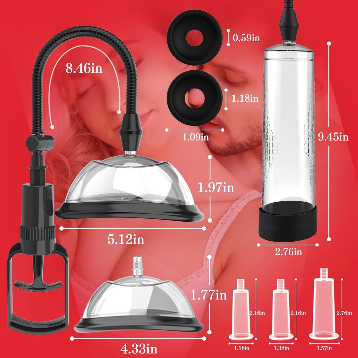 DualForce Penis & Pussy Vacuum Pump Set