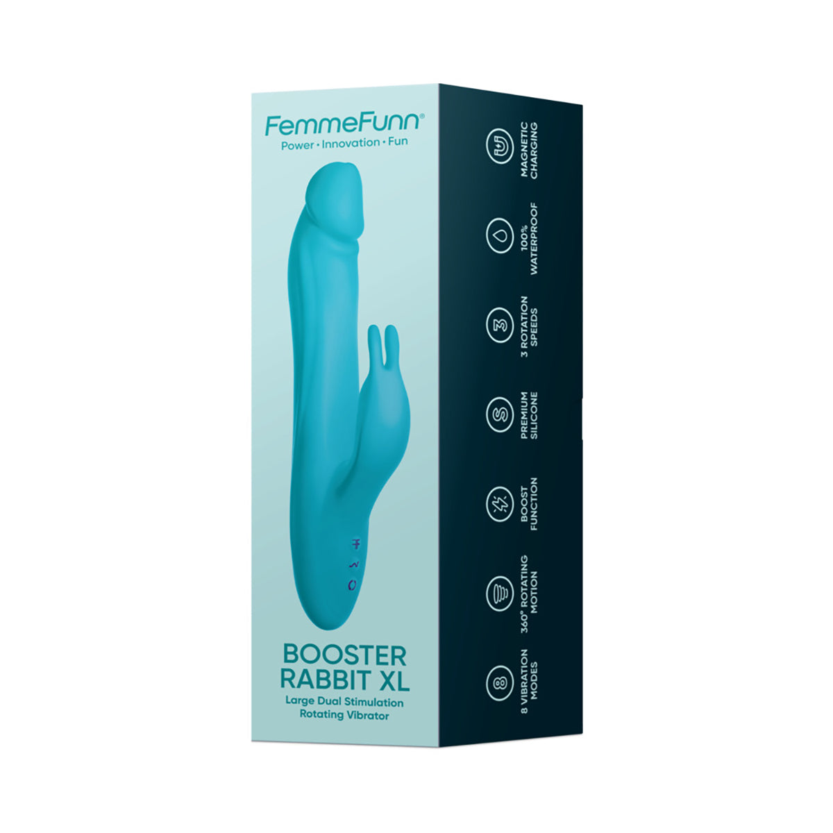 Vibrador de conejo XL FemmeFunn Booster Turquesa