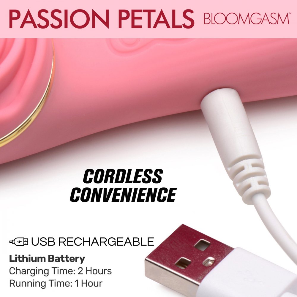 Bloomgasm Pétalos de Pasión Vibrador Rosa - Rosa