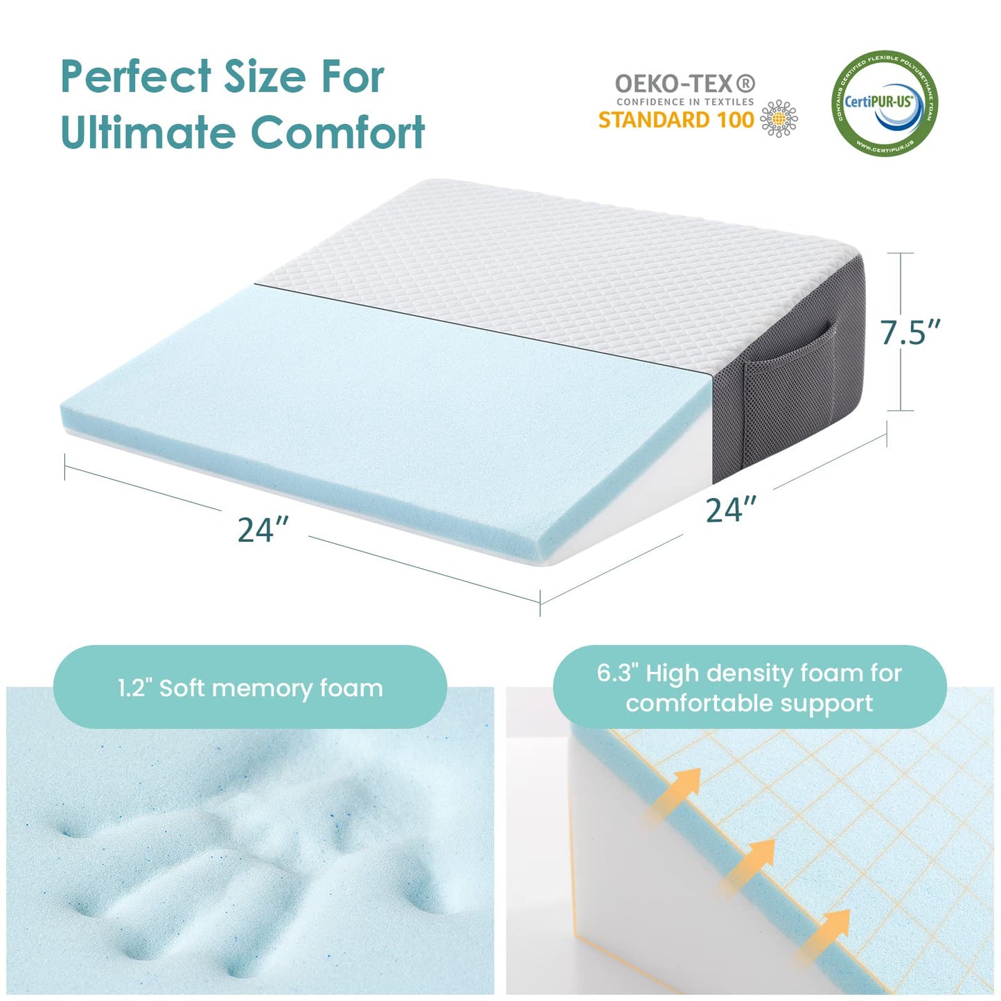 Cooling Couples Intimacy Support Incline Wedge